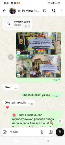 Testimonial Papan Bunga kaduhauk